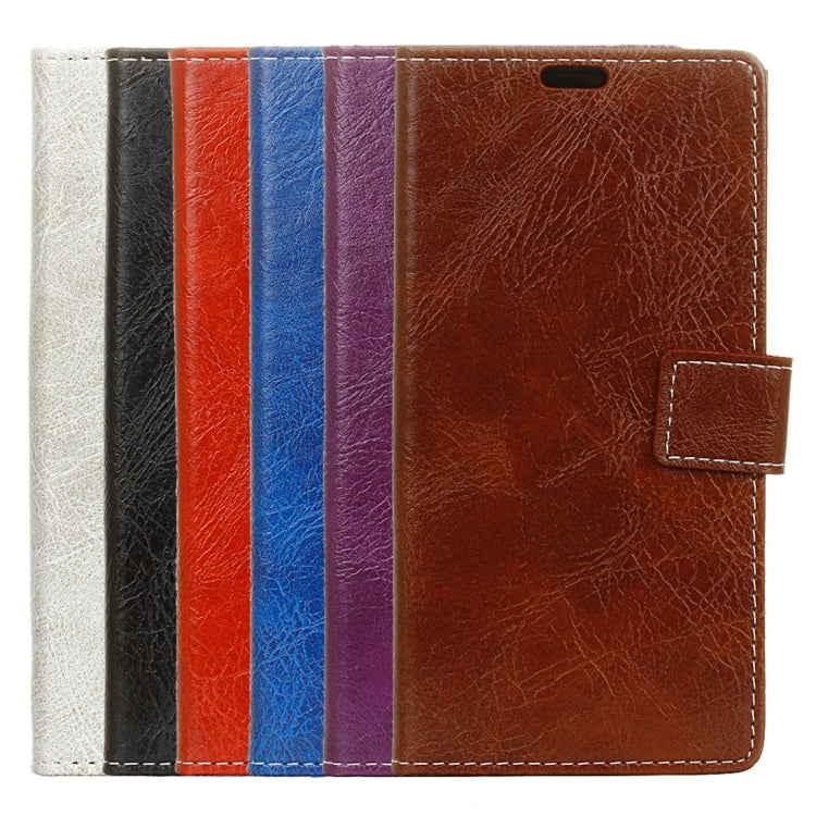 For Galaxy J3 (2017) (EU Version) Retro Crazy Horse Texture Horizontal Flip Leather Case with Holder & Card Slots & Wallet & Photo Frame