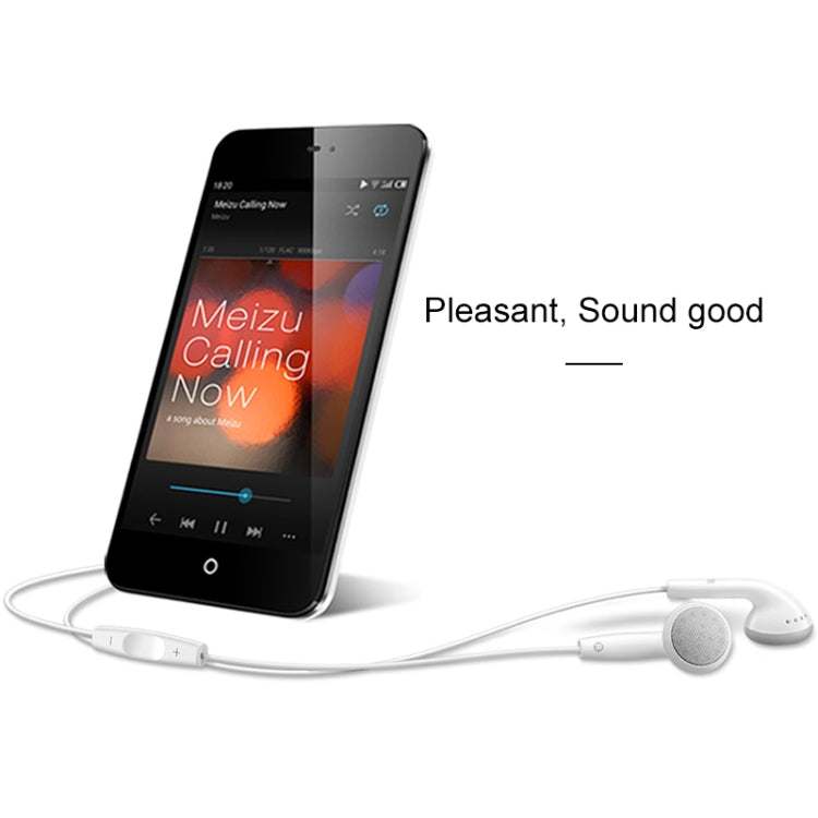 MEIZU EP21 3.5mm Jack In-ear Wired Control Earphone, Support Calls & Quick Photo & Voice Search, Cable Length: 1.2m(White)