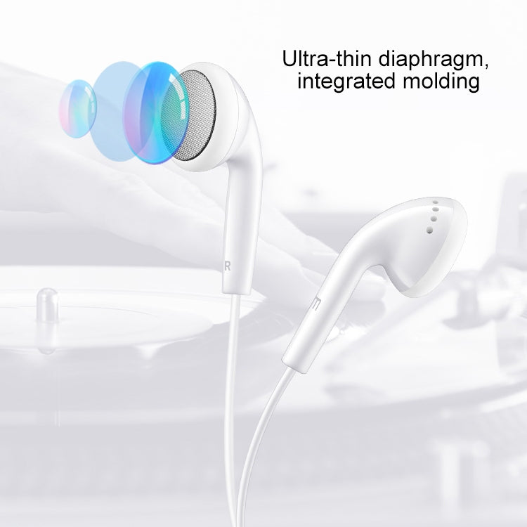 MEIZU EP21-HD 3.5mm Jack In-ear Wired Control Earphone, Support Calls, Cable Length: 1.2m (White)