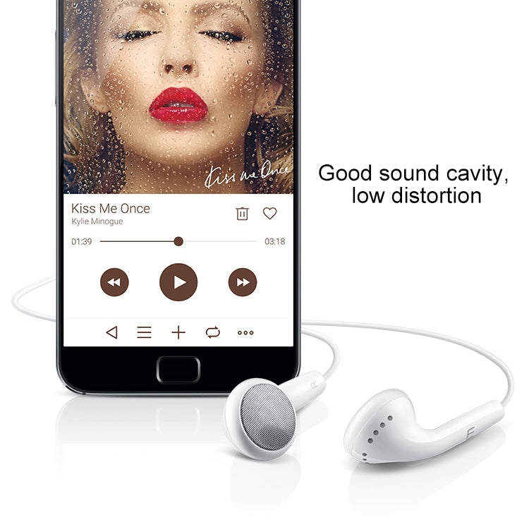 MEIZU EP21-HD 3.5mm Jack In-ear Wired Control Earphone, Support Calls, Cable Length: 1.2m (White)