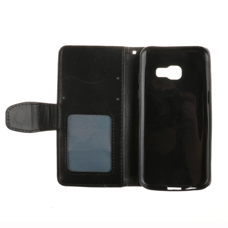 For Galaxy A3 (2017) Embossment Mandala Pattern Horizontal Flip Leather Case with Holder & Card Slots & Wallet & Lanyard