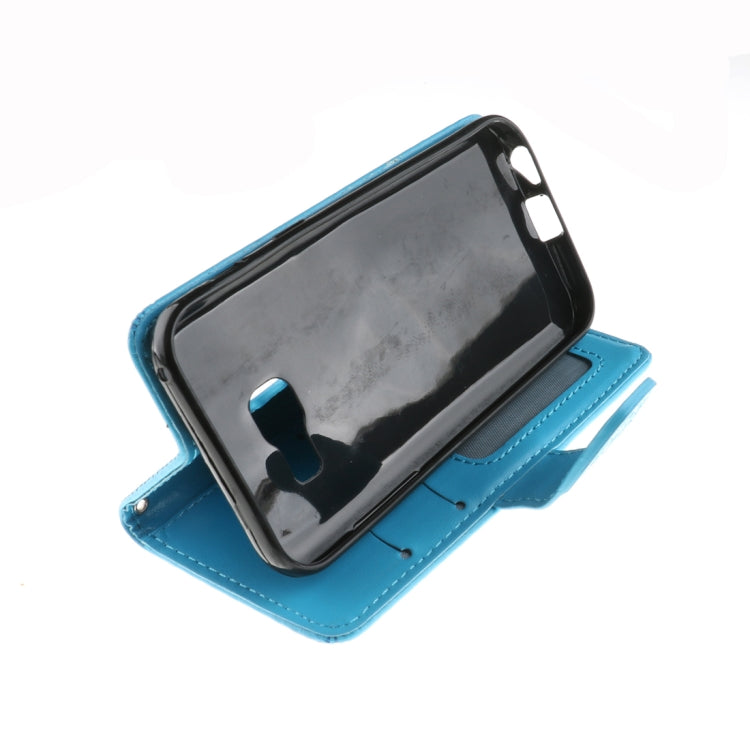 For Galaxy A3 (2017) Embossment Mandala Pattern Horizontal Flip Leather Case with Holder & Card Slots & Wallet & Lanyard