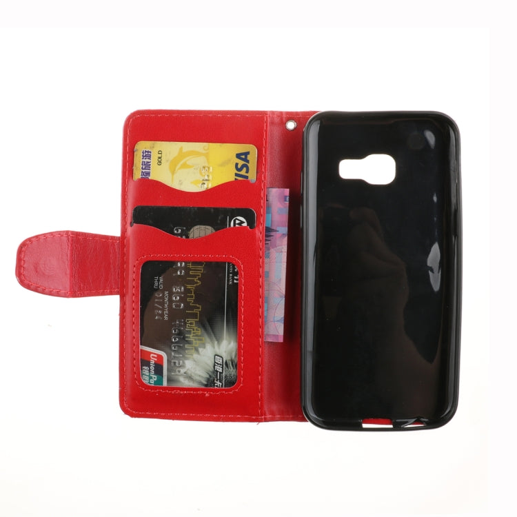 For Galaxy A3 (2017) Embossment Mandala Pattern Horizontal Flip Leather Case with Holder & Card Slots & Wallet & Lanyard