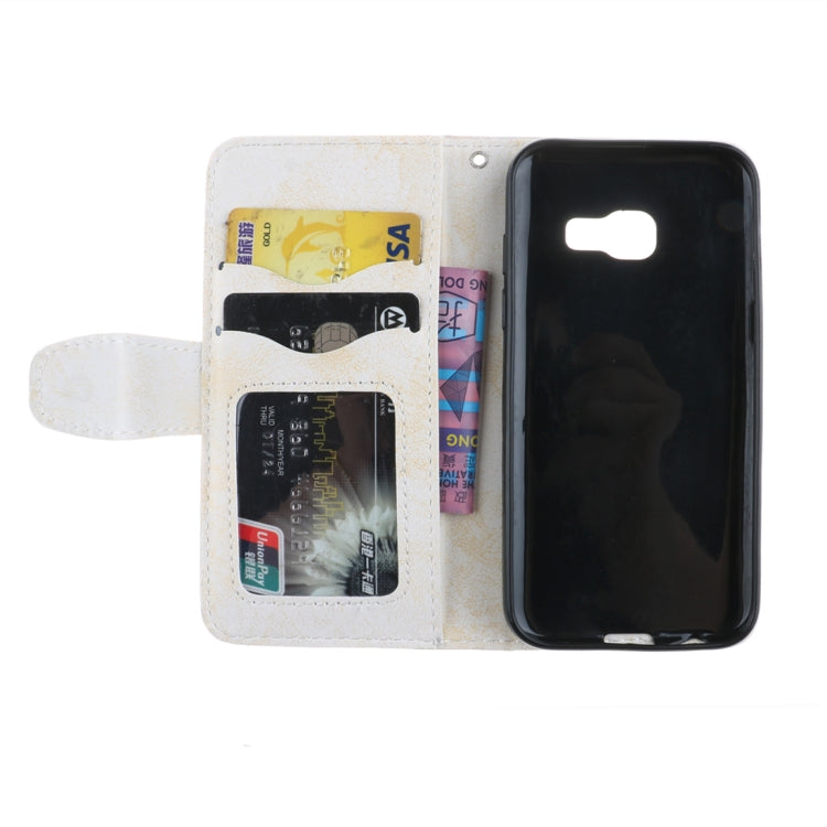 For Galaxy A3 (2017) Embossment Mandala Pattern Horizontal Flip Leather Case with Holder & Card Slots & Wallet & Lanyard