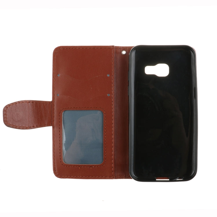 For Galaxy A3 (2017) Embossment Mandala Pattern Horizontal Flip Leather Case with Holder & Card Slots & Wallet & Lanyard