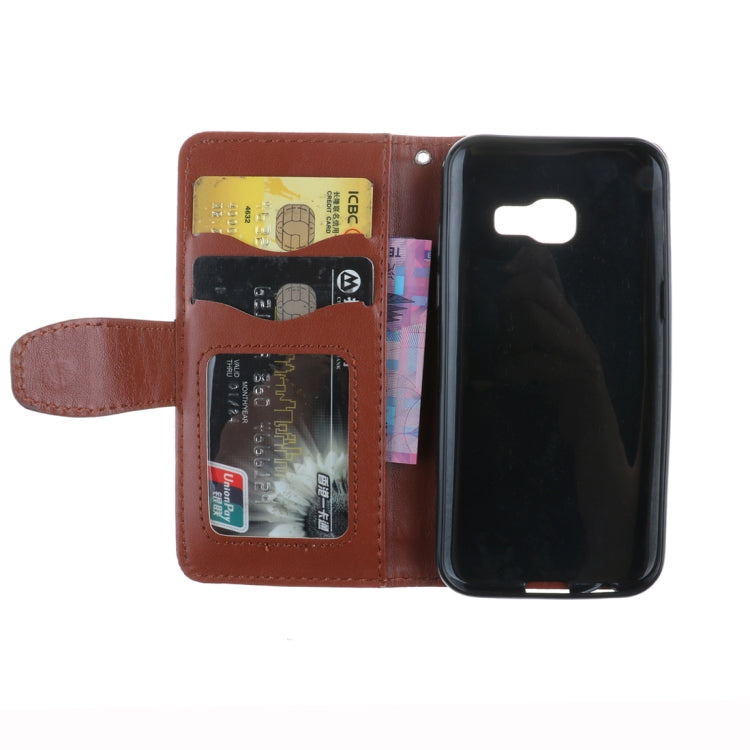 For Galaxy A3 (2017) Embossment Mandala Pattern Horizontal Flip Leather Case with Holder & Card Slots & Wallet & Lanyard