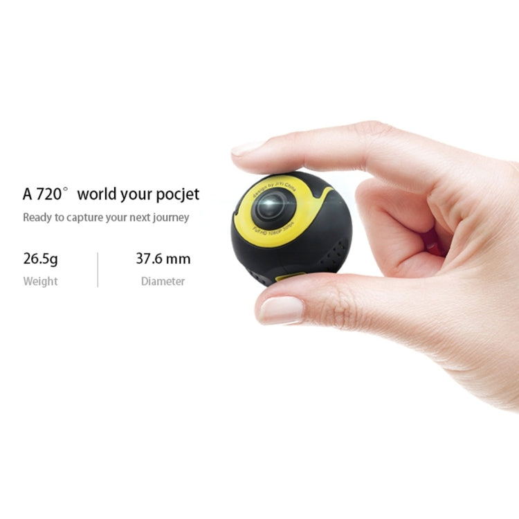 T3 720 Degree 2048*1024 Pixel Panoramic VR Camera Dual Spherical Fisheye Lens with Micro USB Plug & Micro USB Adapter, For Samsung, Huawei, Xiaomi, Meizu etc. And Other Android Smartphones