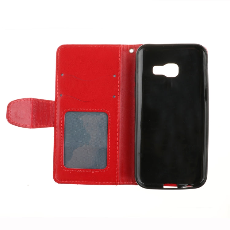 For Galaxy A5 (2017) Embossment Mandala Pattern Horizontal Flip Leather Case with Holder & Card Slots & Wallet & Lanyard