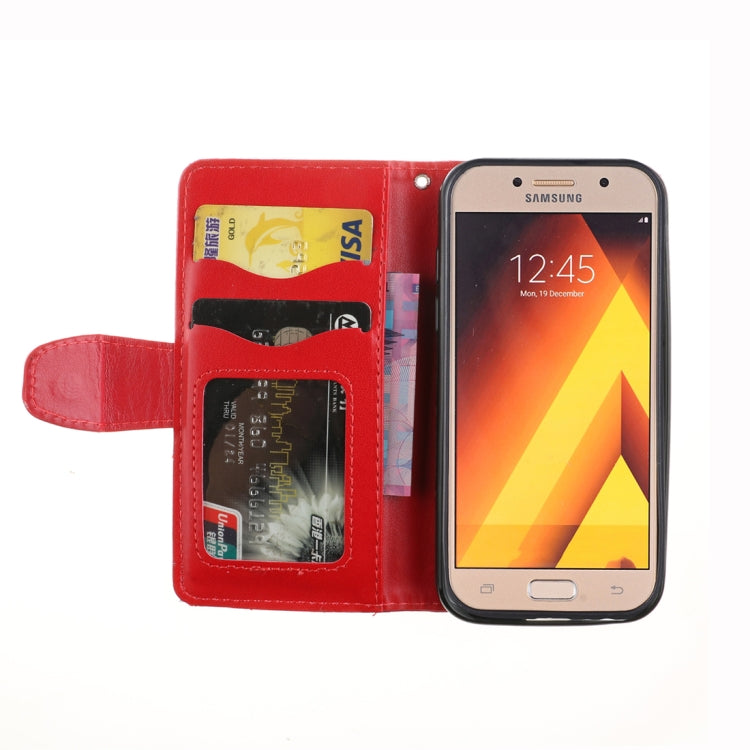 For Galaxy A5 (2017) Embossment Mandala Pattern Horizontal Flip Leather Case with Holder & Card Slots & Wallet & Lanyard