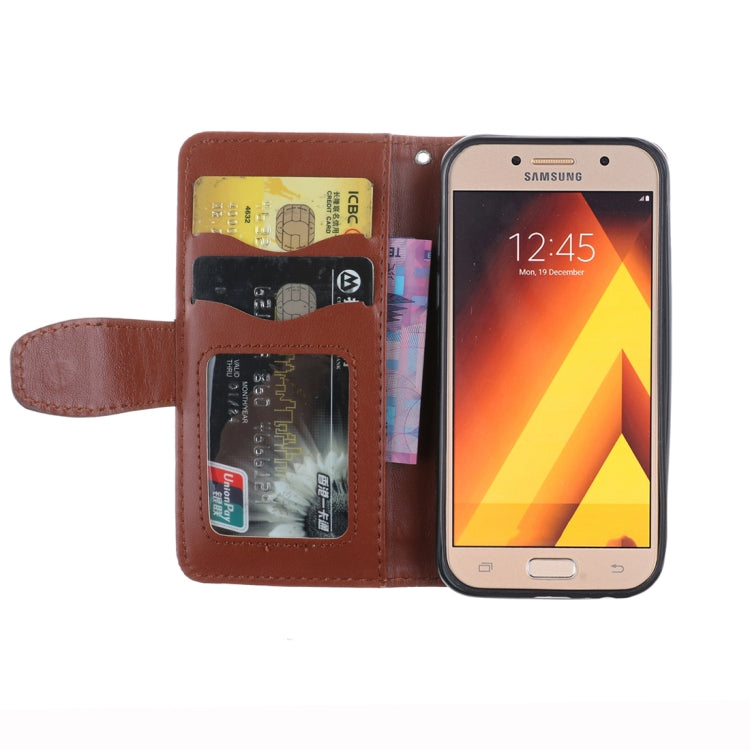 For Galaxy A5 (2017) Embossment Mandala Pattern Horizontal Flip Leather Case with Holder & Card Slots & Wallet & Lanyard