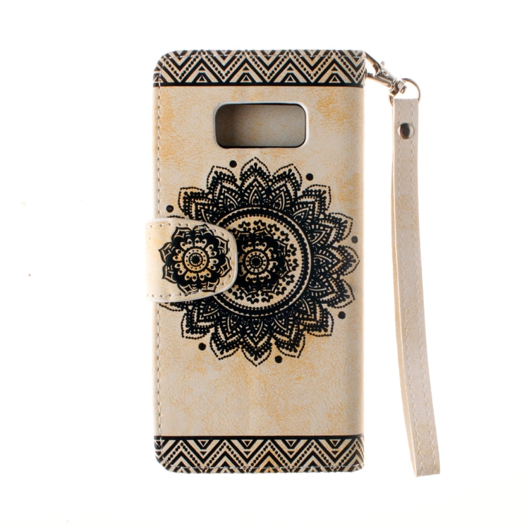 For Galaxy Note 8 Embossment Mandala Pattern Horizontal Flip Leather Case with Holder & Card Slots & Wallet & Lanyard