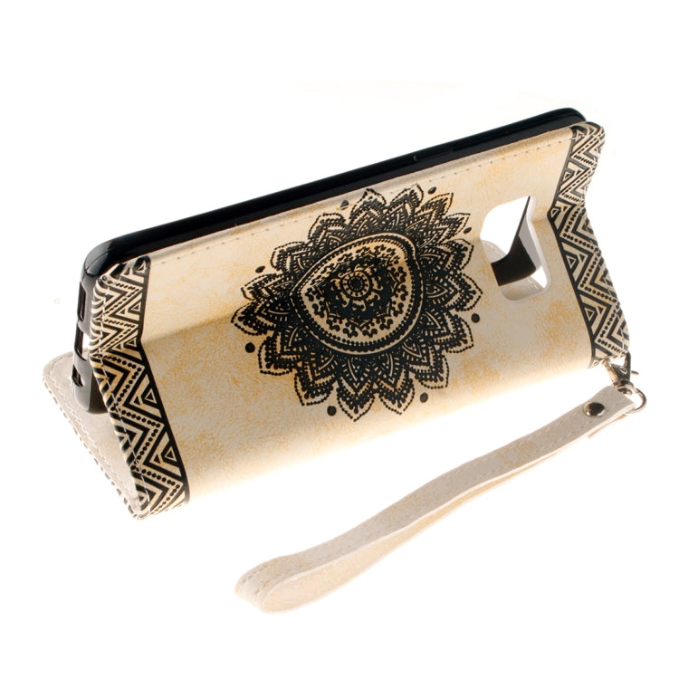 For Galaxy Note 8 Embossment Mandala Pattern Horizontal Flip Leather Case with Holder & Card Slots & Wallet & Lanyard