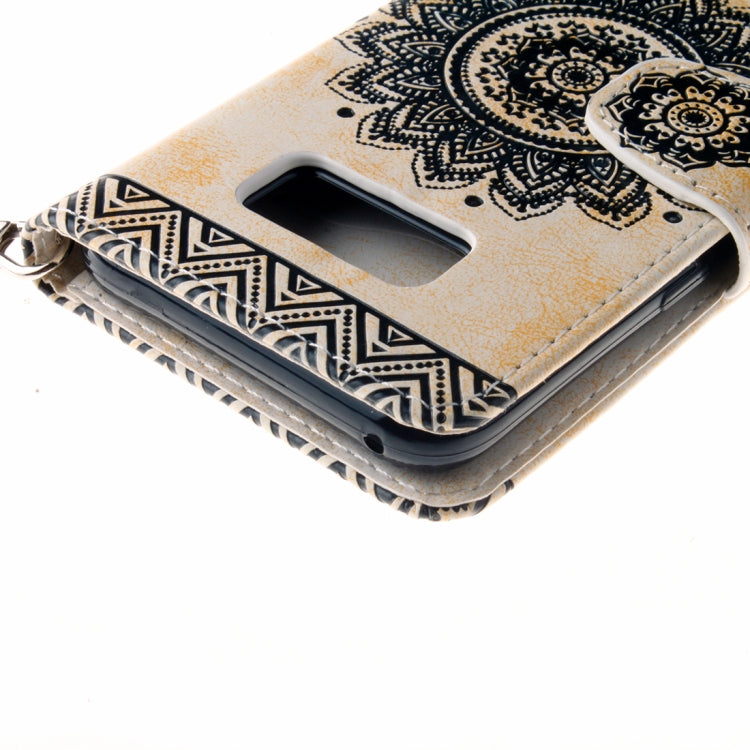 For Galaxy Note 8 Embossment Mandala Pattern Horizontal Flip Leather Case with Holder & Card Slots & Wallet & Lanyard