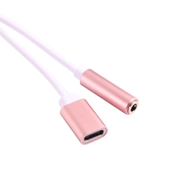 USB-C / Type-C Male to 3.5mm Female & Type-C Female Audio Adapter