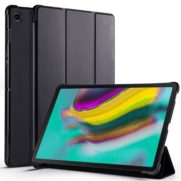 Cowhide Texture Horizontal Flip Leather Case for Galaxy Tab S5E 10.5 T720 / T725, with Holder