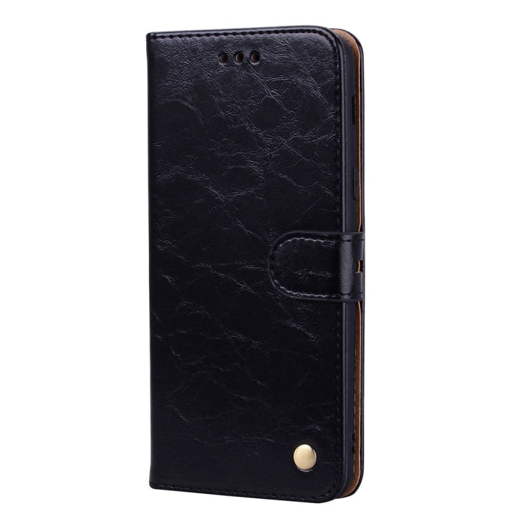 Business Style Oil Wax Texture Horizontal Flip Leather Case for Galaxy A6 Plus (2018), with Holder & Card Slots & Wallet
