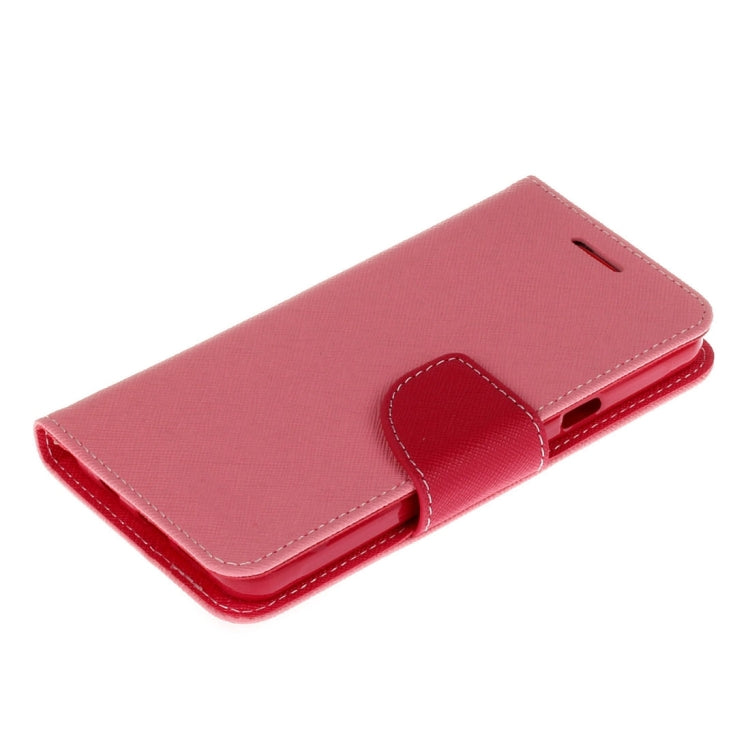 For Galaxy J5 Prime Cross Texture Leather Case with Card Slots & Holder & Wallet