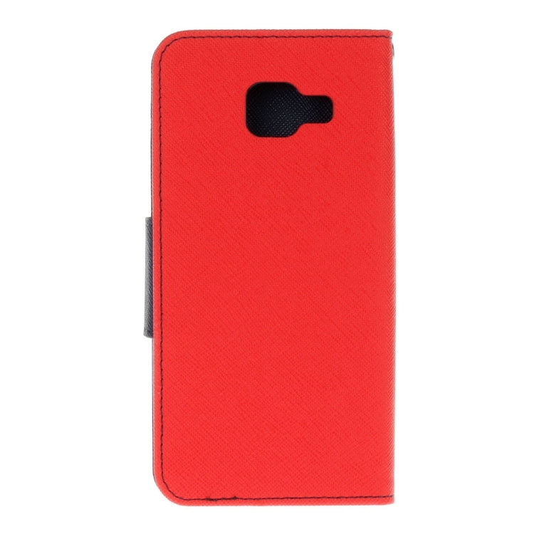 For Galaxy J5 Prime Cross Texture Leather Case with Card Slots & Holder & Wallet