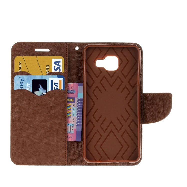 For Galaxy J5 Prime Cross Texture Leather Case with Card Slots & Holder & Wallet