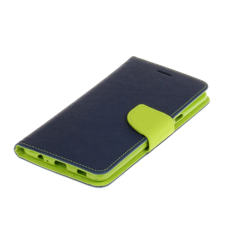 For Galaxy C7 Pro Cross Texture Leather Case with Card Slots & Holder & Wallet