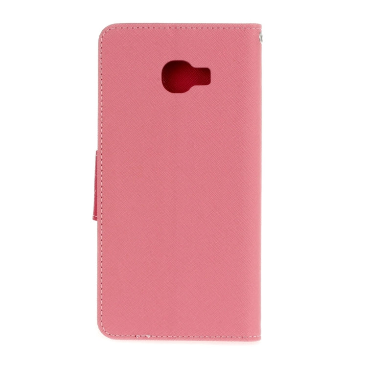 For Galaxy C7 Pro Cross Texture Leather Case with Card Slots & Holder & Wallet