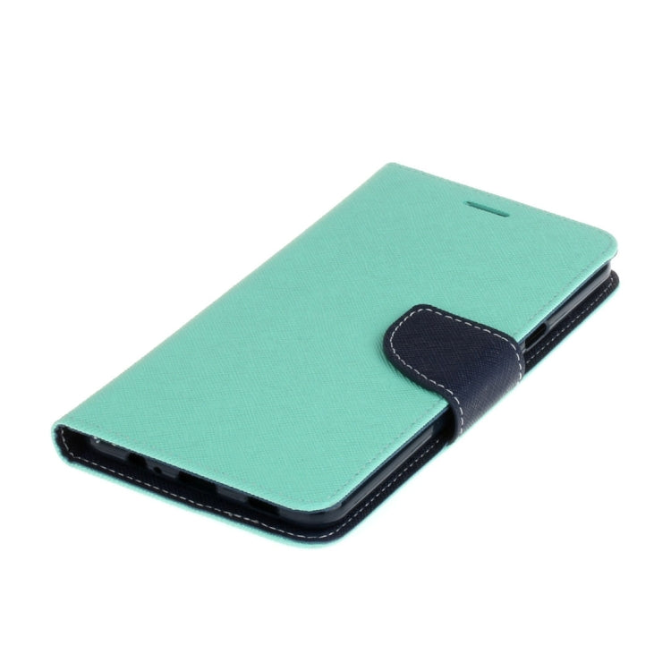 For Galaxy C7 Pro Cross Texture Leather Case with Card Slots & Holder & Wallet