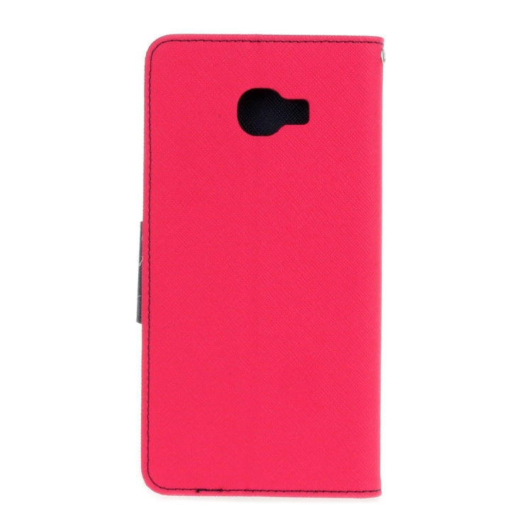 For Galaxy C7 Pro Cross Texture Leather Case with Card Slots & Holder & Wallet