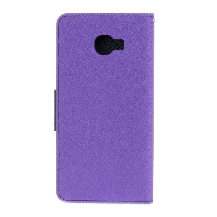 For Galaxy C7 Pro Cross Texture Leather Case with Card Slots & Holder & Wallet