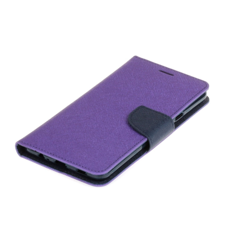 For Galaxy C7 Pro Cross Texture Leather Case with Card Slots & Holder & Wallet