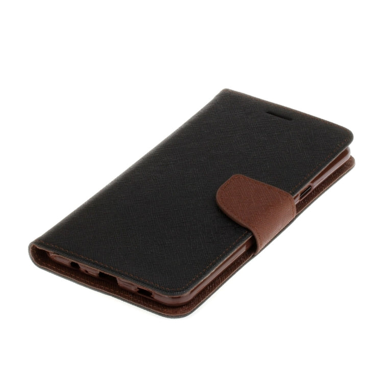 For Galaxy C7 Pro Cross Texture Leather Case with Card Slots & Holder & Wallet