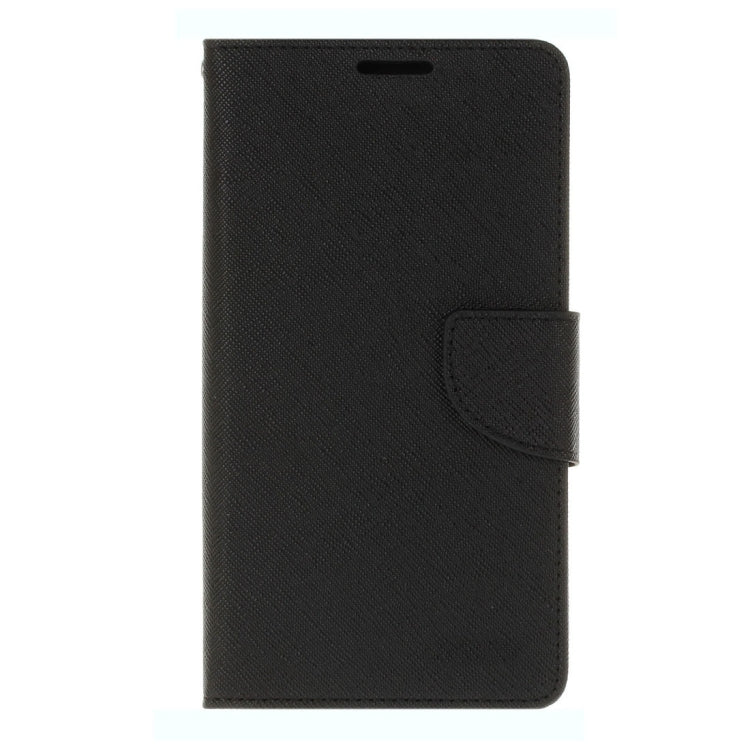 For Galaxy C5 Pro Cross Texture Leather Case with Card Slots & Holder & Wallet