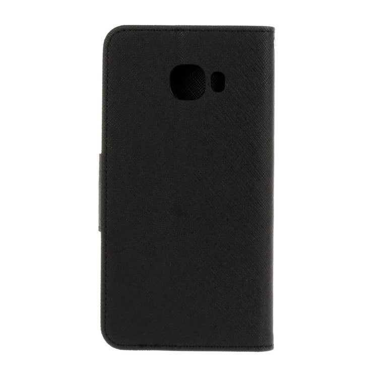 For Galaxy C5 Pro Cross Texture Leather Case with Card Slots & Holder & Wallet