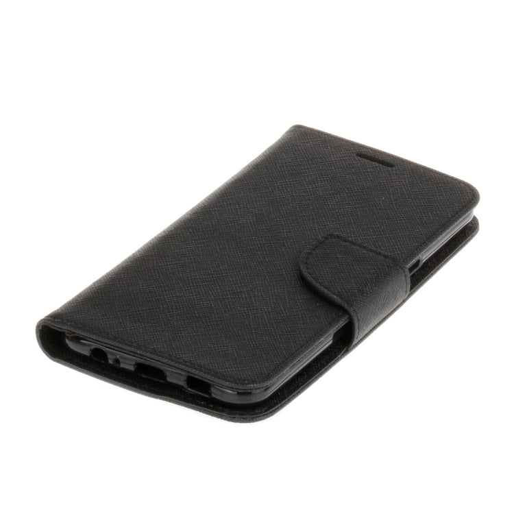 For Galaxy C5 Pro Cross Texture Leather Case with Card Slots & Holder & Wallet