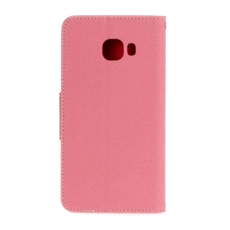 For Galaxy C5 Pro Cross Texture Leather Case with Card Slots & Holder & Wallet