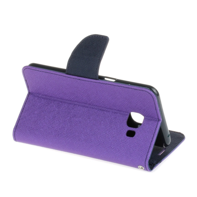For Galaxy C5 Pro Cross Texture Leather Case with Card Slots & Holder & Wallet