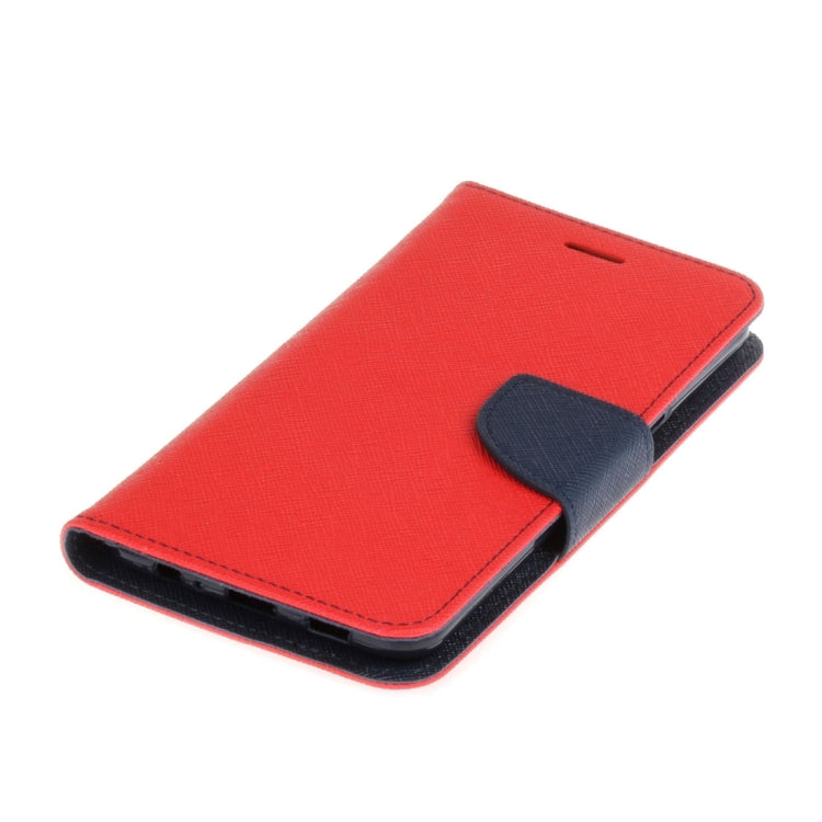 For Galaxy C5 Pro Cross Texture Leather Case with Card Slots & Holder & Wallet