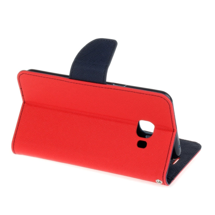 For Galaxy C5 Pro Cross Texture Leather Case with Card Slots & Holder & Wallet