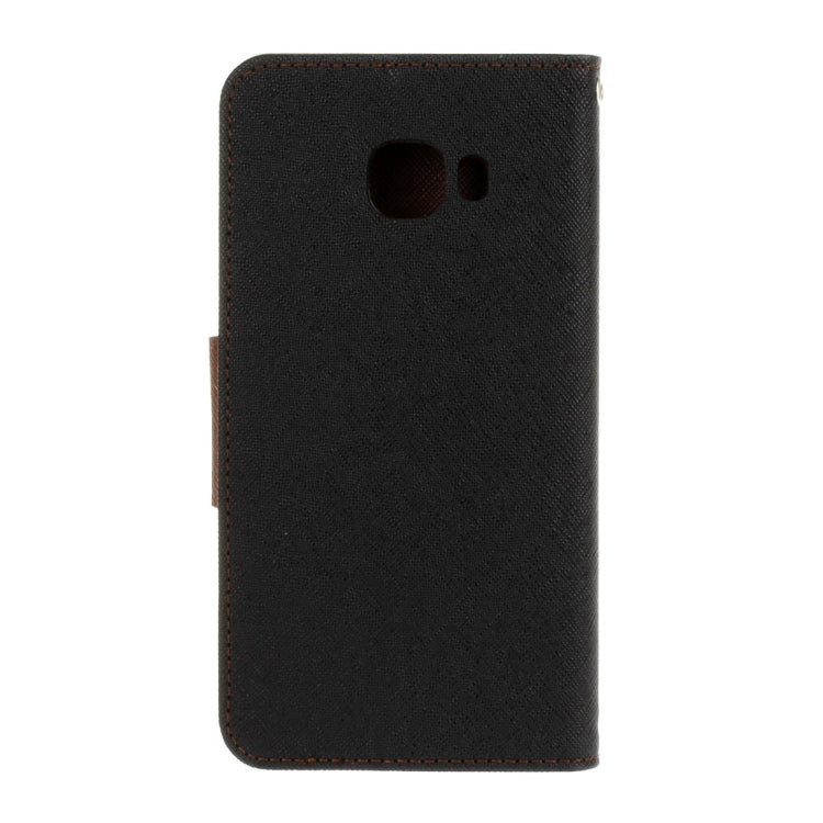 For Galaxy C5 Pro Cross Texture Leather Case with Card Slots & Holder & Wallet