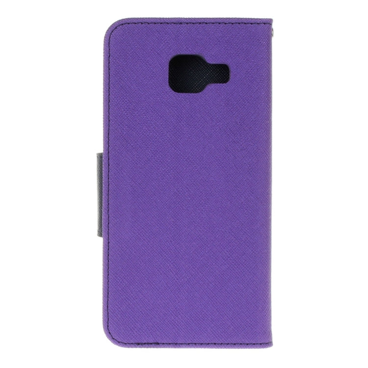 For Galaxy A7 (2017) / A720 Cross Texture Leather Case with Card Slots & Holder & Wallet