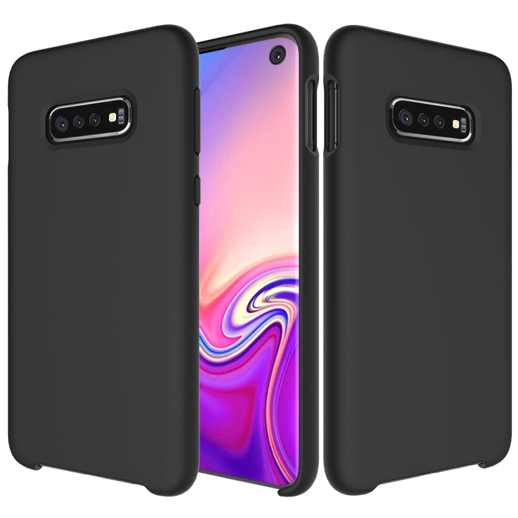 Shockproof Solid Color Liquid Silicone Case for Galaxy S10e