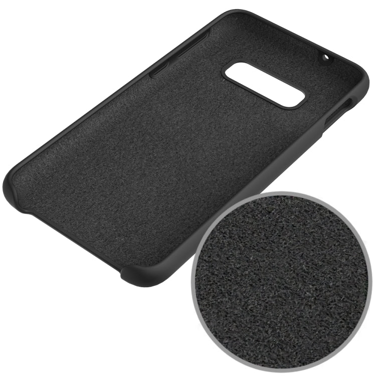 Shockproof Solid Color Liquid Silicone Case for Galaxy S10e