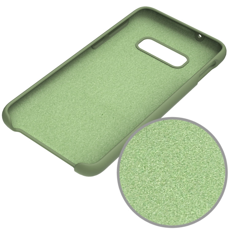 Shockproof Solid Color Liquid Silicone Case for Galaxy S10e