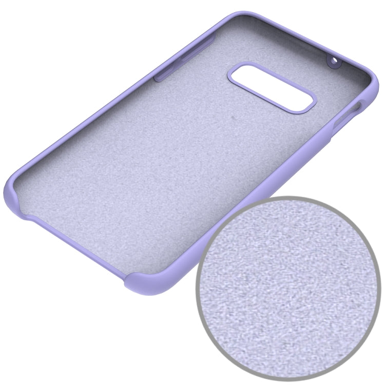 Shockproof Solid Color Liquid Silicone Case for Galaxy S10e