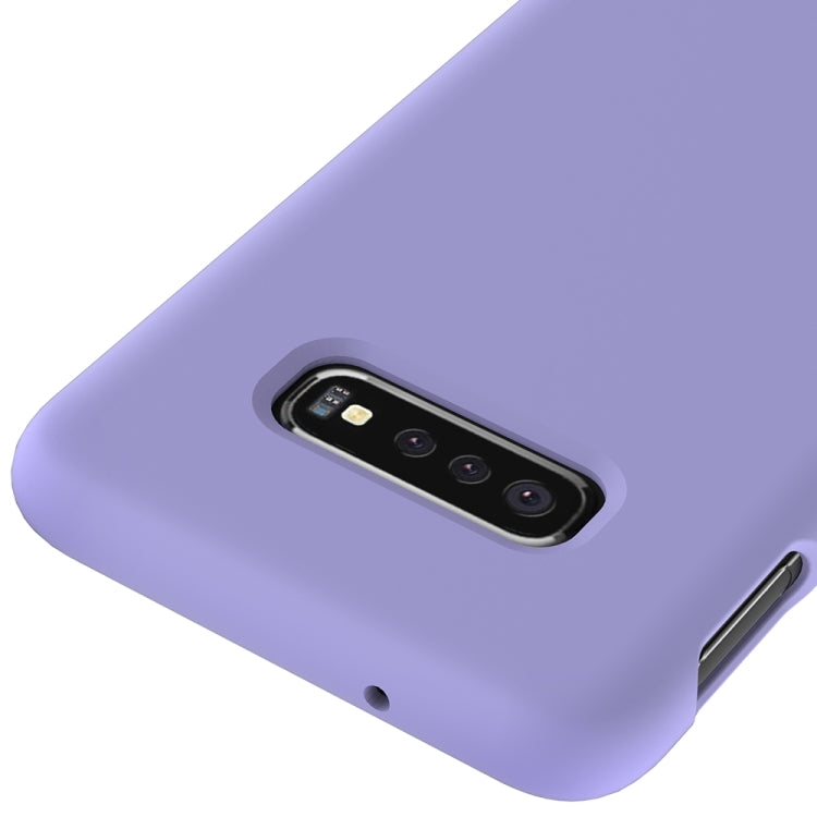 Shockproof Solid Color Liquid Silicone Case for Galaxy S10e