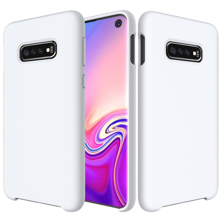 Shockproof Solid Color Liquid Silicone Case for Galaxy S10e