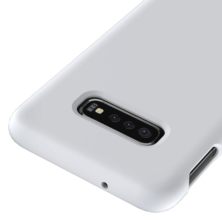 Shockproof Solid Color Liquid Silicone Case for Galaxy S10e