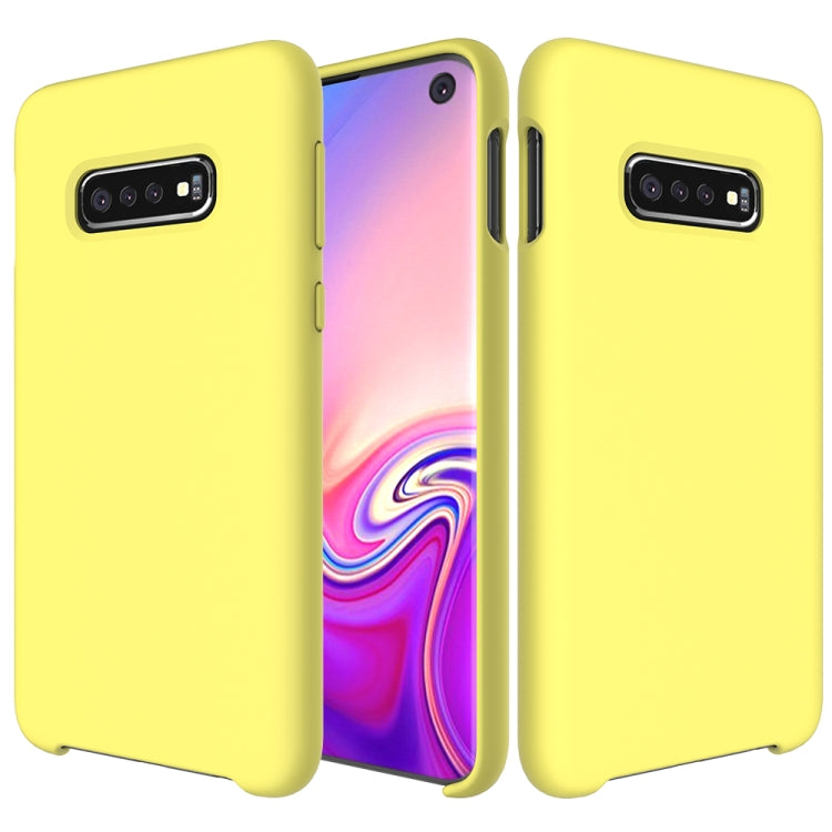 Shockproof Solid Color Liquid Silicone Case for Galaxy S10e
