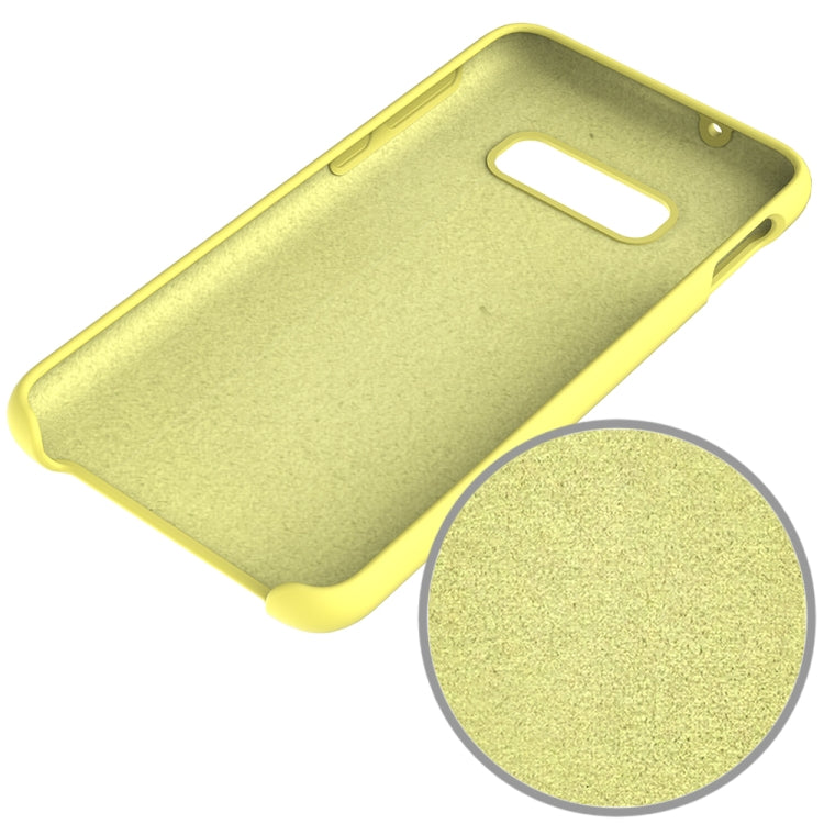 Shockproof Solid Color Liquid Silicone Case for Galaxy S10e