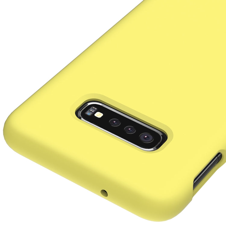 Shockproof Solid Color Liquid Silicone Case for Galaxy S10e