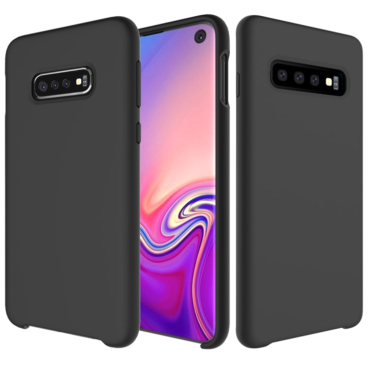 Shockproof Solid Color Liquid Silicone Case for Galaxy S10
